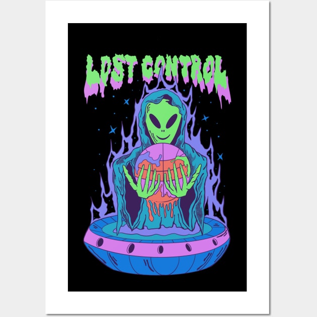 Lost Control Wall Art by metafoor